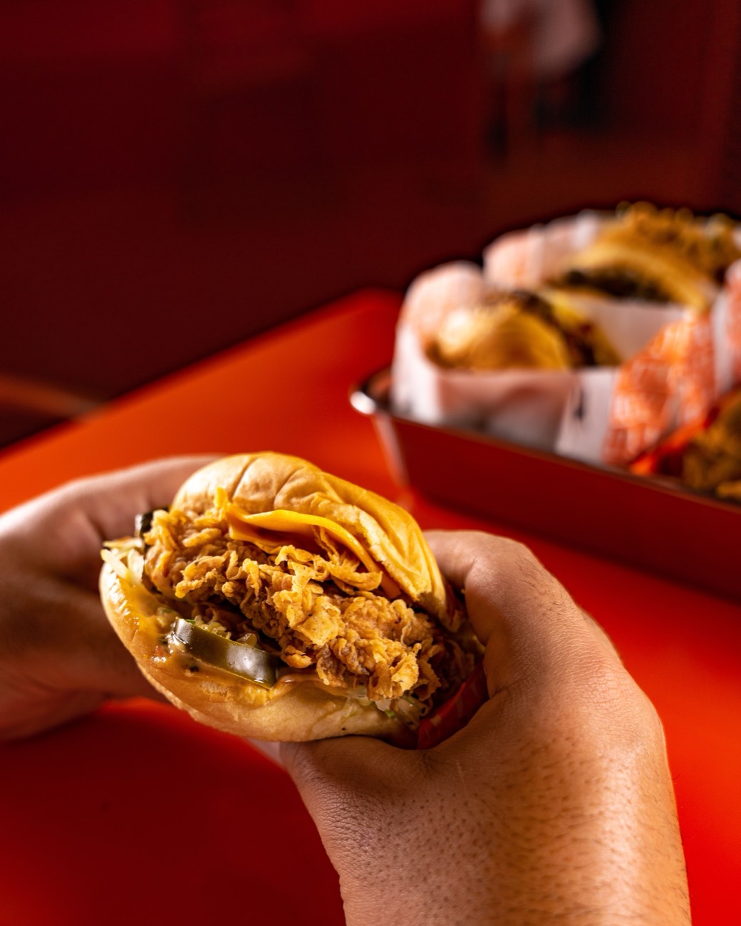 Double Chicken Burger